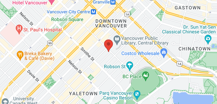 map of 360 ROBSON STREET